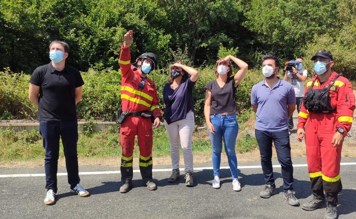 «Se cree que ha sido intencionado»: investigación en curso por el incendio de Ezcaray