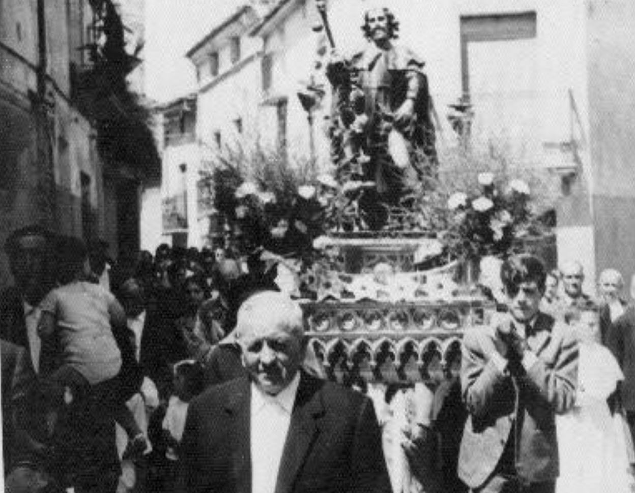 La procesión de San Roque de Tudelilla, hace cincuenta años