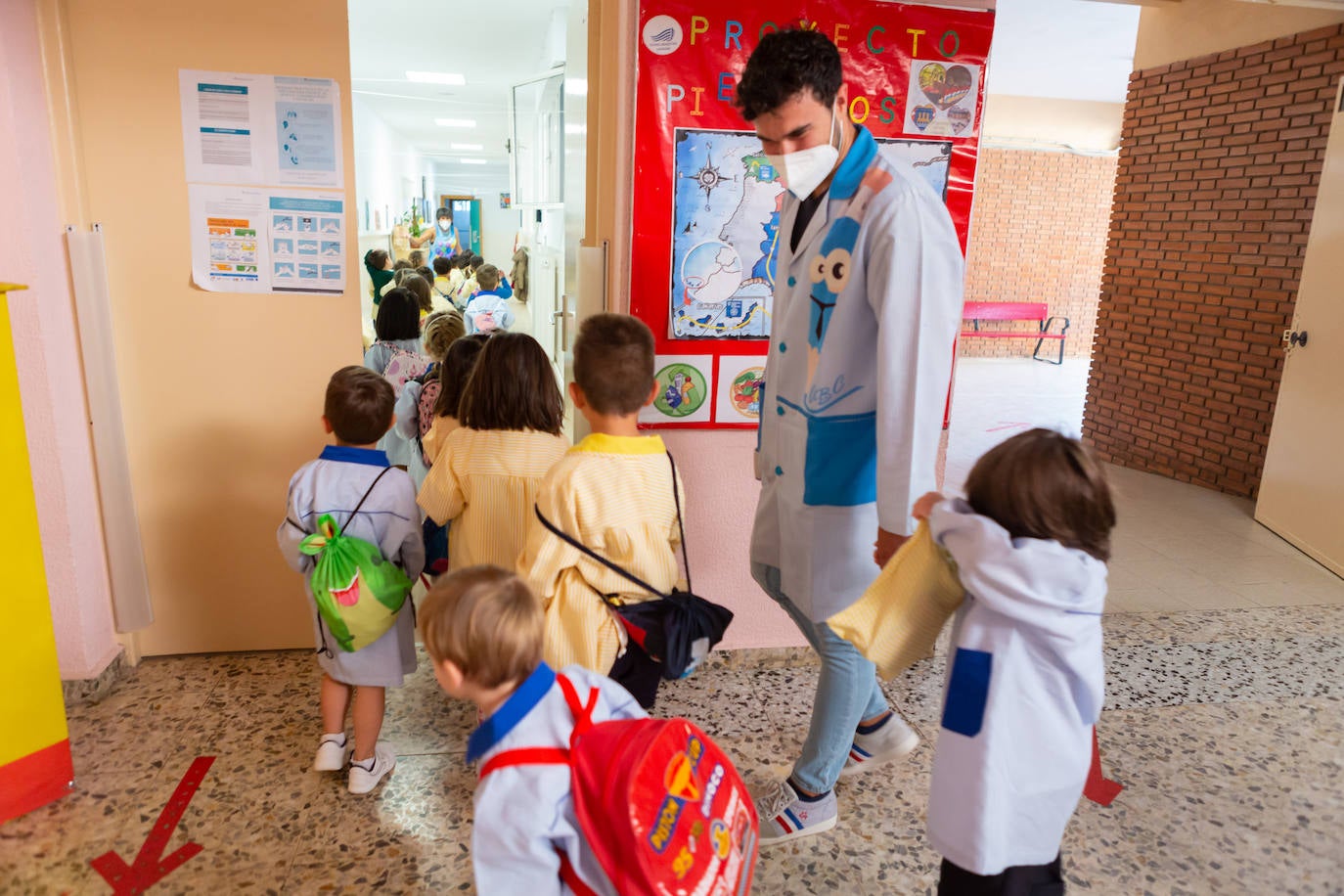 Fotos: Nervios e ilusión en la vuelta al cole en Logroño