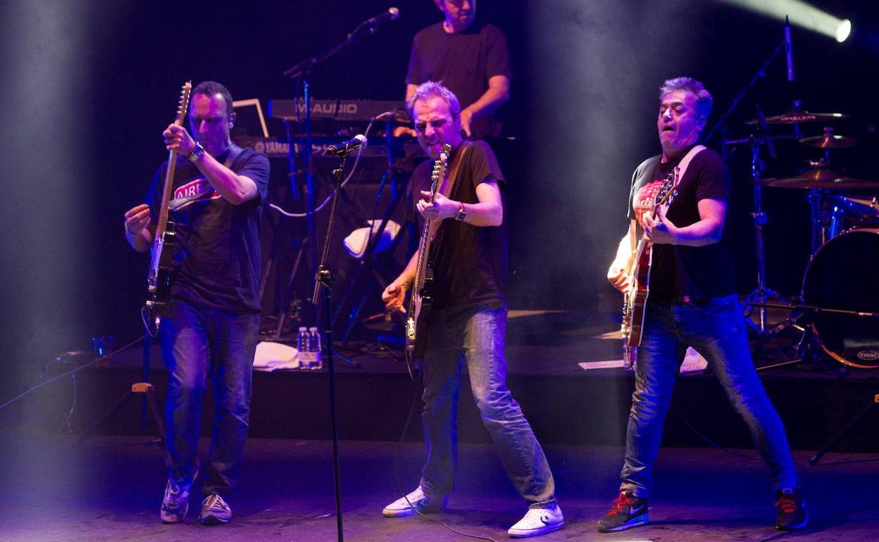 Hombres G, uno de los grupos que actuará en Logroño. 