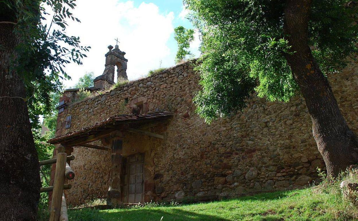 La iglesia de Santa Elena, en Turza. 