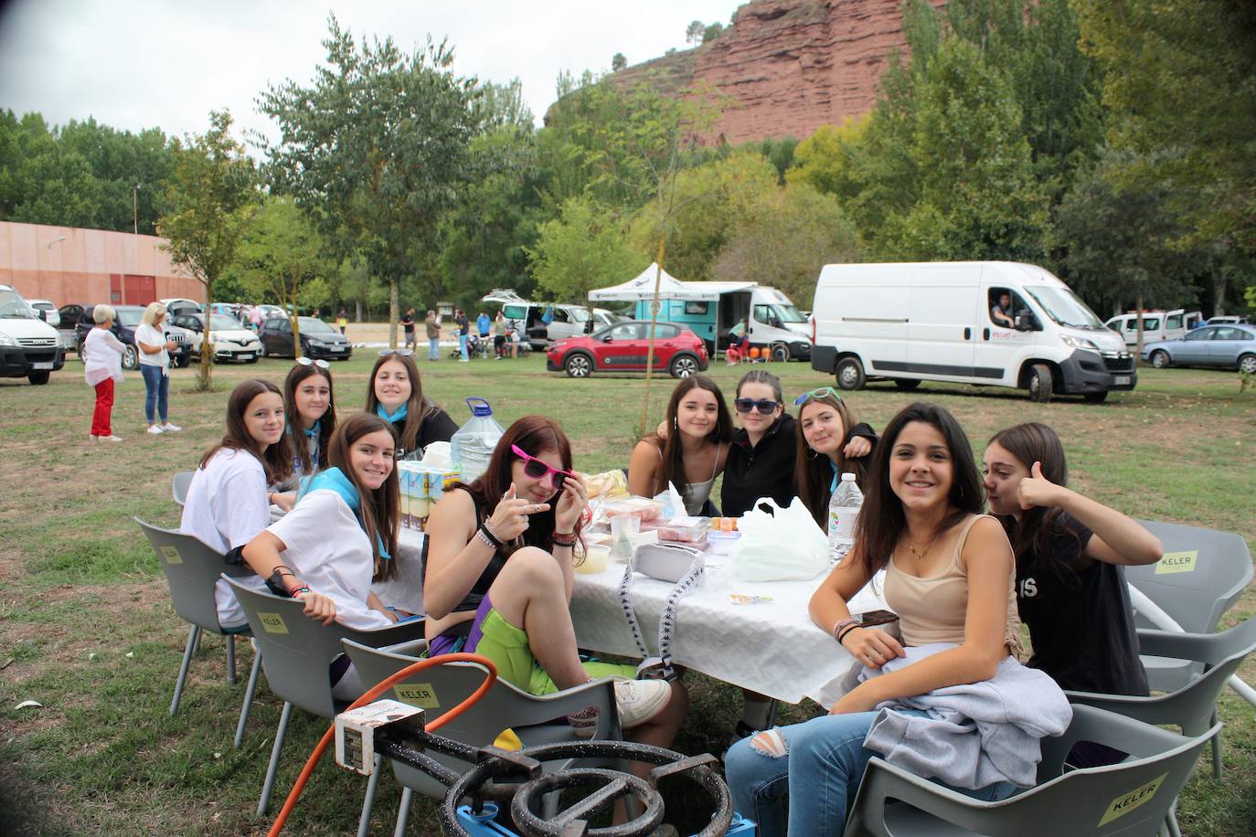 Un total de 52 cuadrillas han participado en la actividad, encuadrada en el último día de fiestas en Nájera