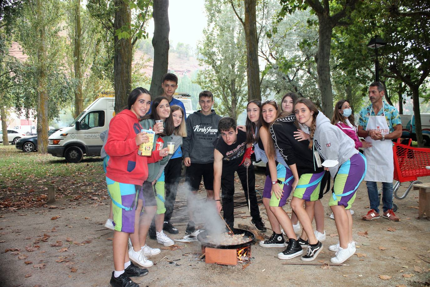 Un total de 52 cuadrillas han participado en la actividad, encuadrada en el último día de fiestas en Nájera