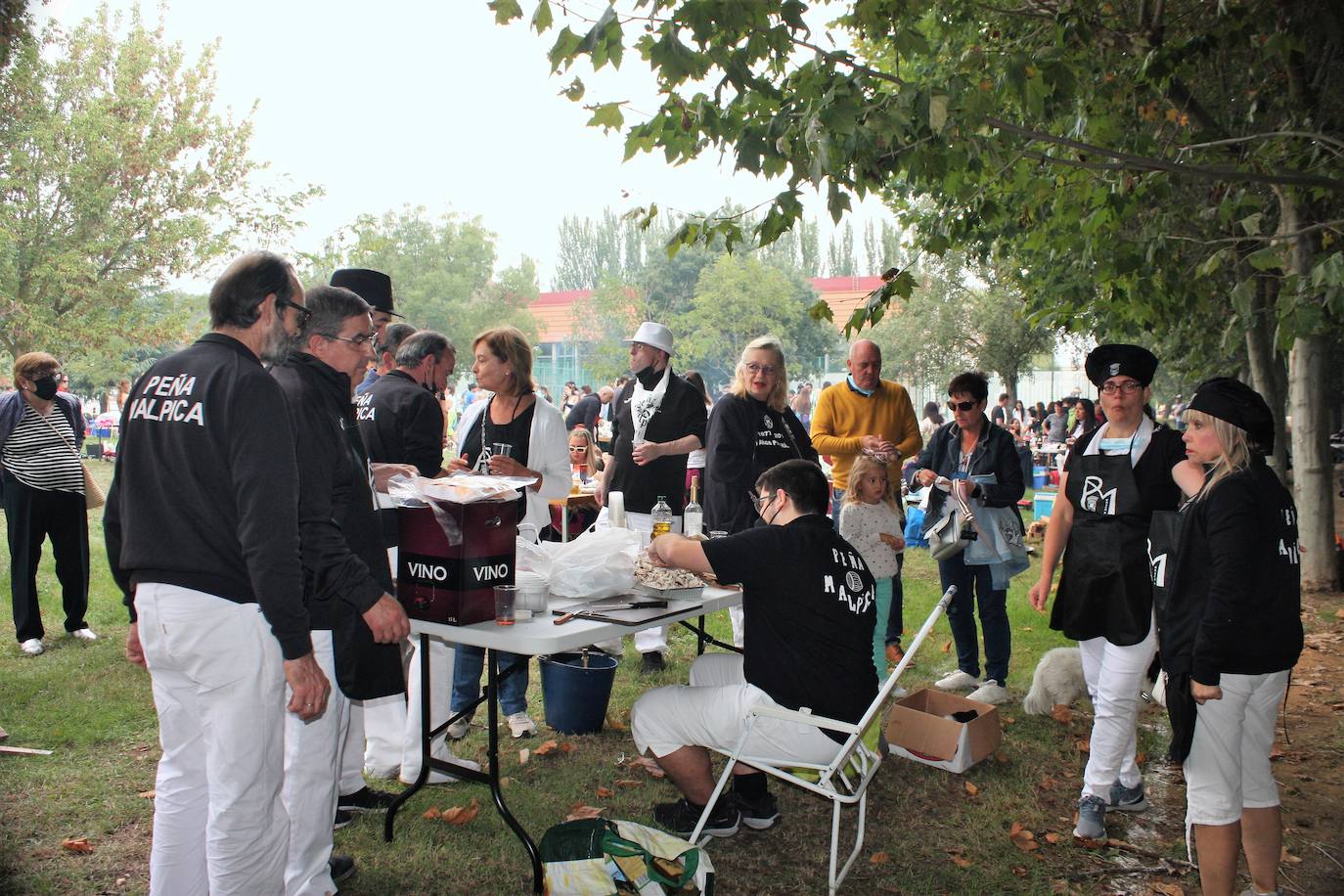 Un total de 52 cuadrillas han participado en la actividad, encuadrada en el último día de fiestas en Nájera