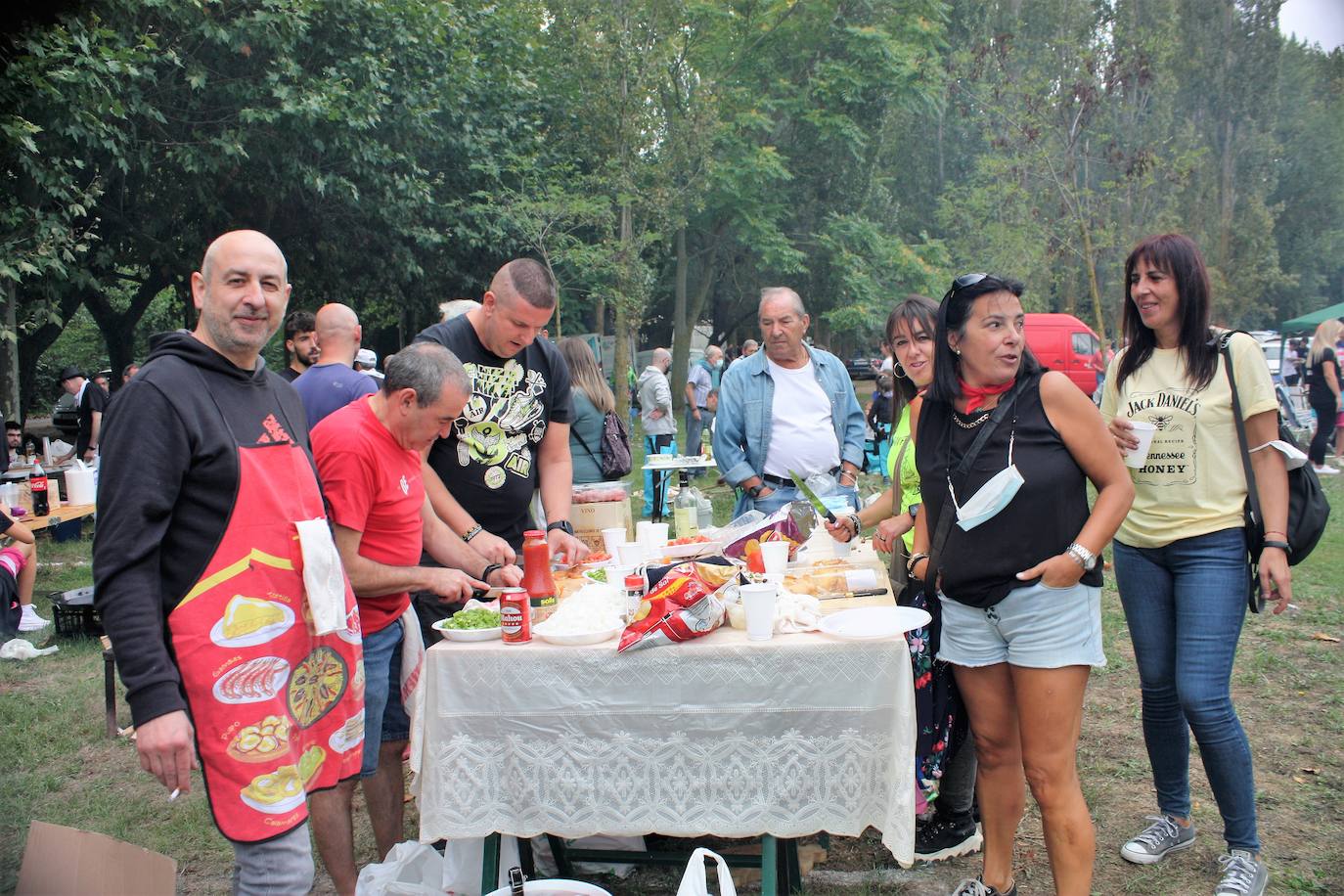 Un total de 52 cuadrillas han participado en la actividad, encuadrada en el último día de fiestas en Nájera