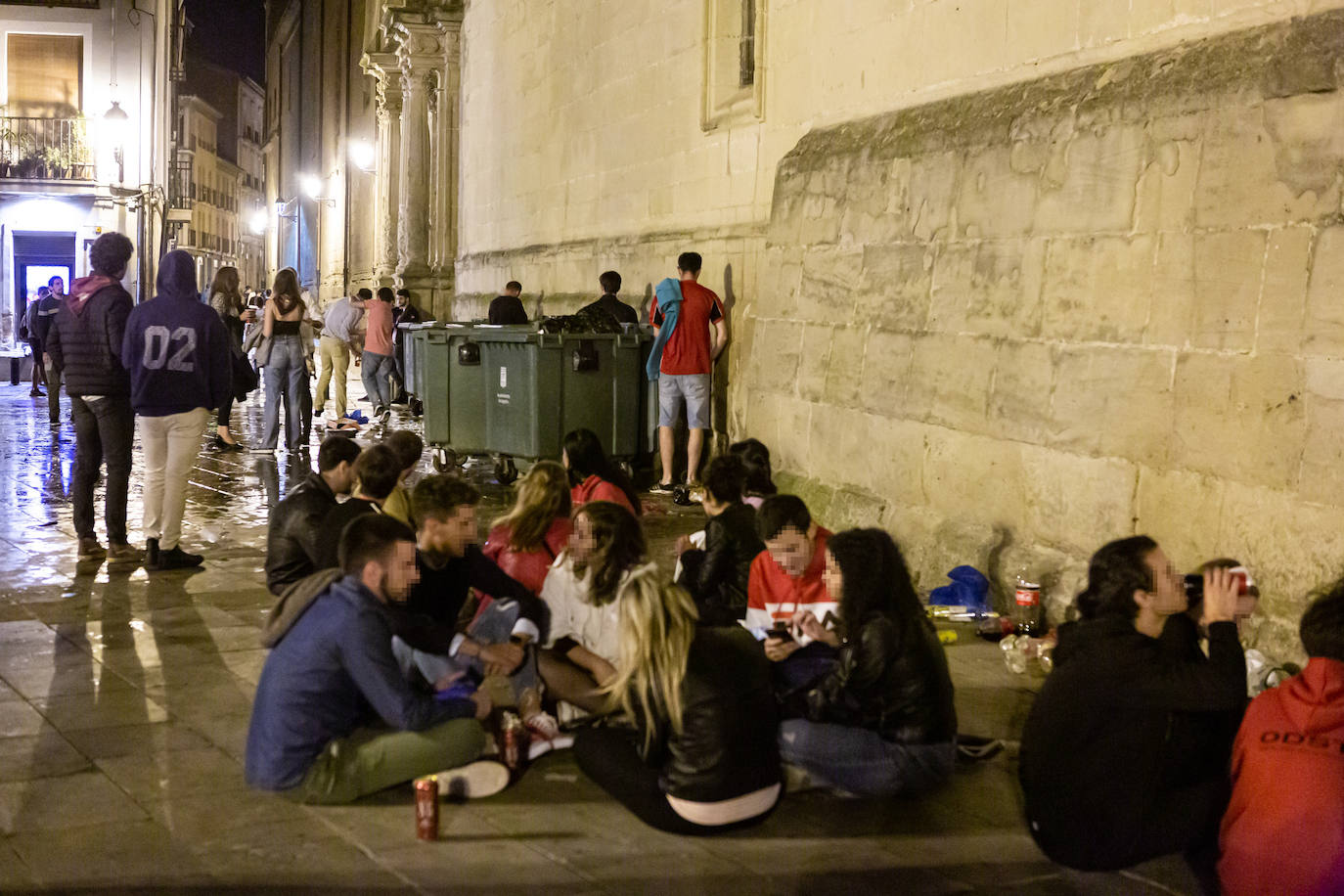 Los jóvenes se trasladaron desde el Casco Antiguo de la ciudad hasta el parque de la capital riojana