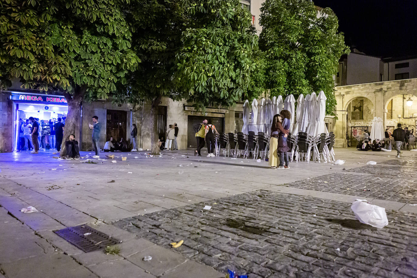 Los jóvenes se trasladaron desde el Casco Antiguo de la ciudad hasta el parque de la capital riojana