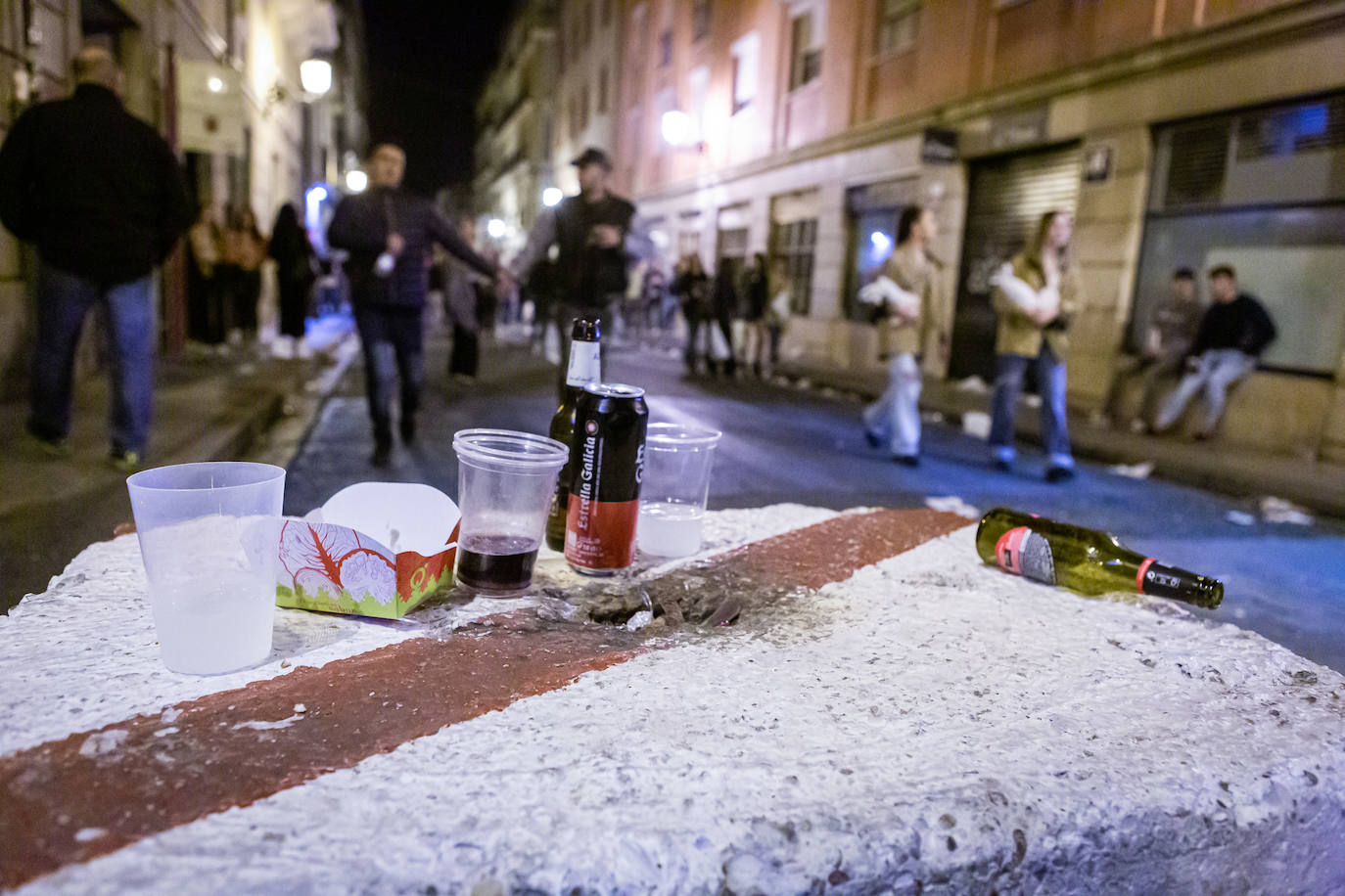 Los jóvenes se trasladaron desde el Casco Antiguo de la ciudad hasta el parque de la capital riojana