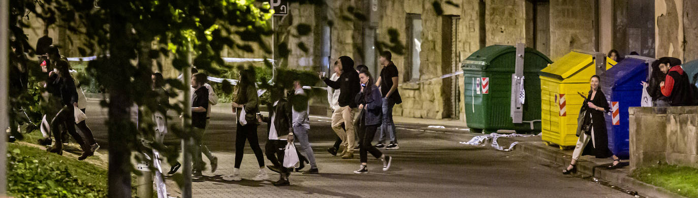 Los jóvenes se trasladaron desde el Casco Antiguo de la ciudad hasta el parque de la capital riojana