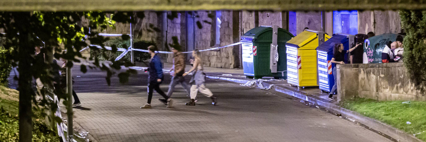 Los jóvenes se trasladaron desde el Casco Antiguo de la ciudad hasta el parque de la capital riojana