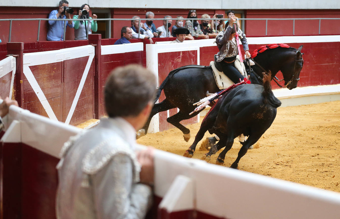 Guillermo Hermoso de Mendoza ha sido el gran triunfador de la tarde al cortar tres orejas