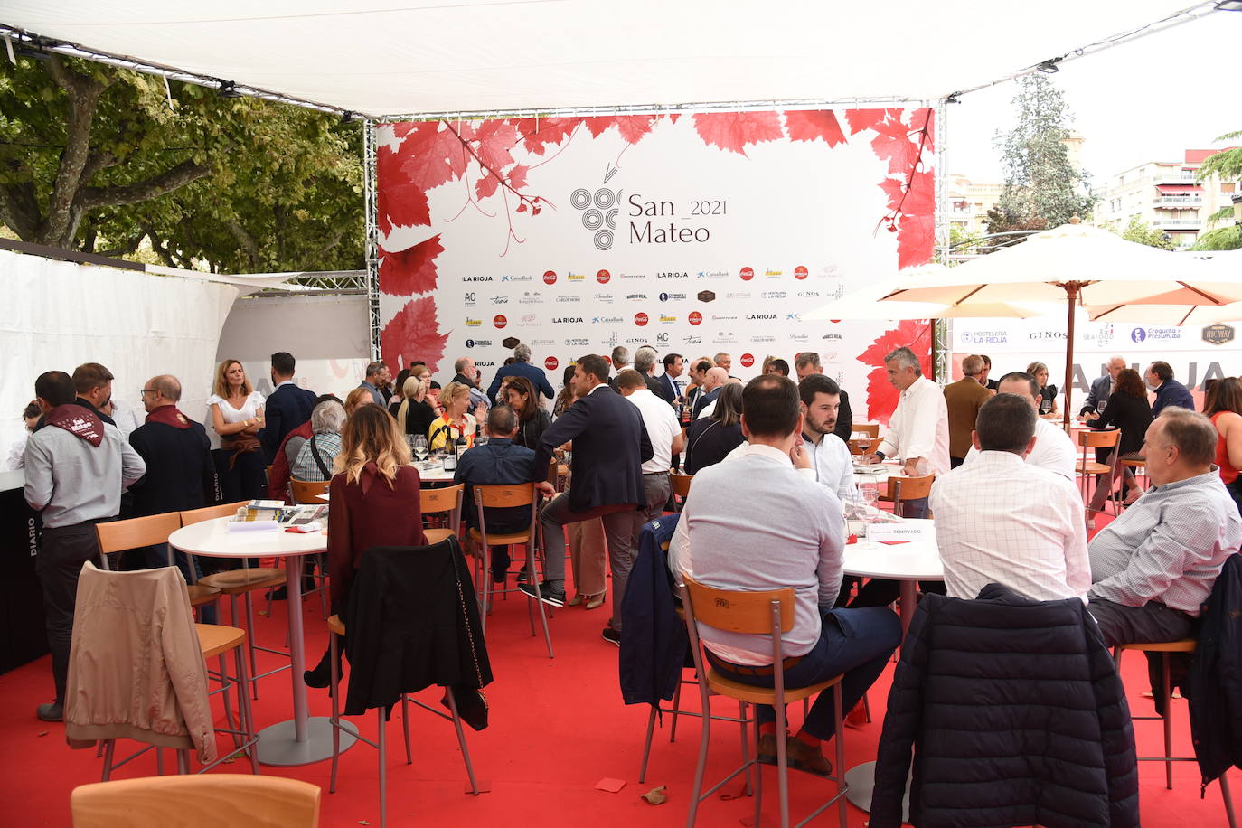 Fotos: La terraza de Diario LA RIOJA se despide de San Mateo