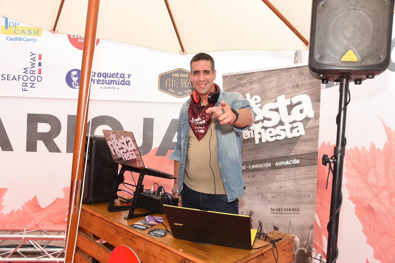 Fotos: La terraza de Diario LA RIOJA se despide de San Mateo