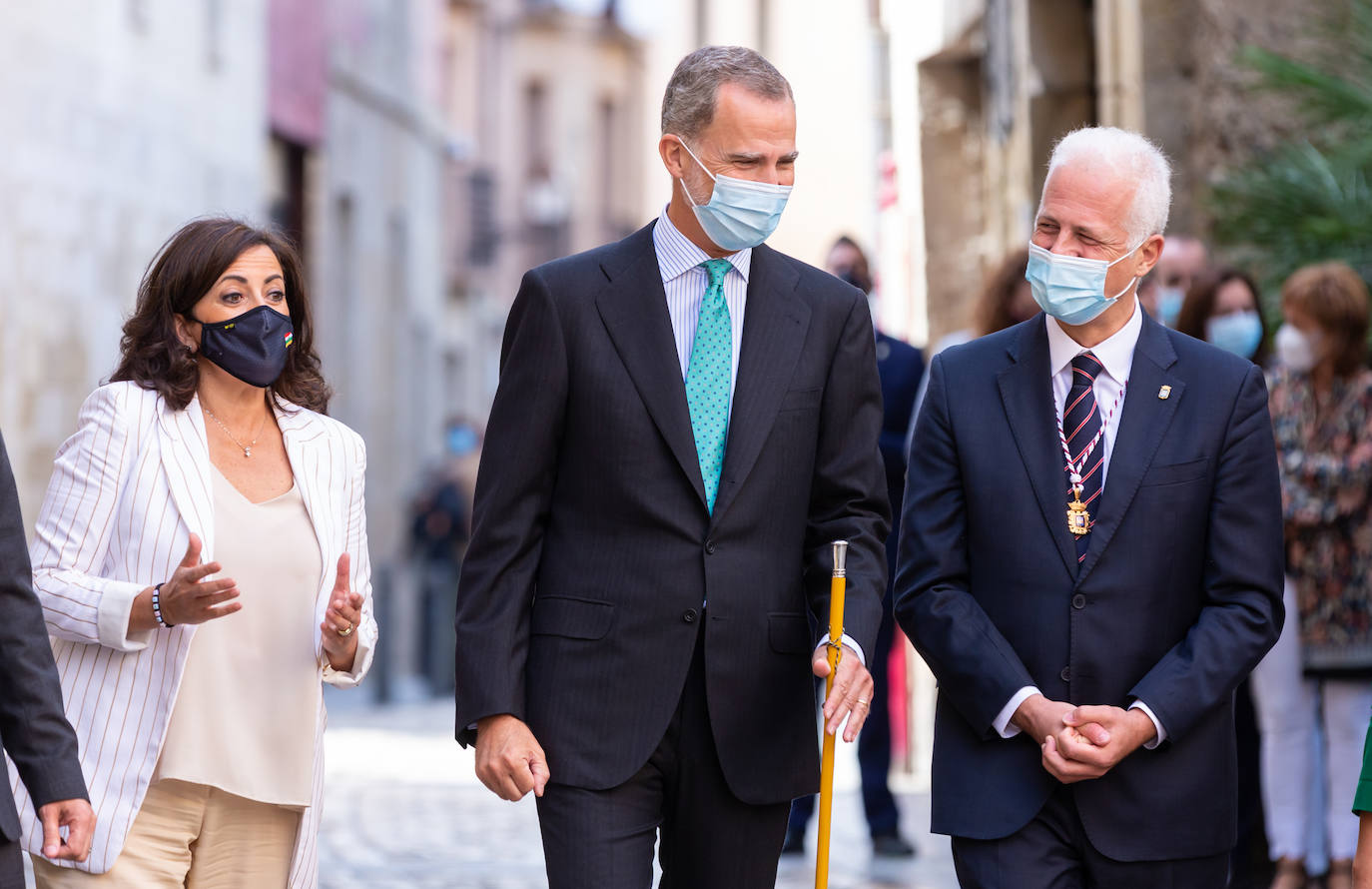 Fotos: El rey Felipe VI visita Logroño