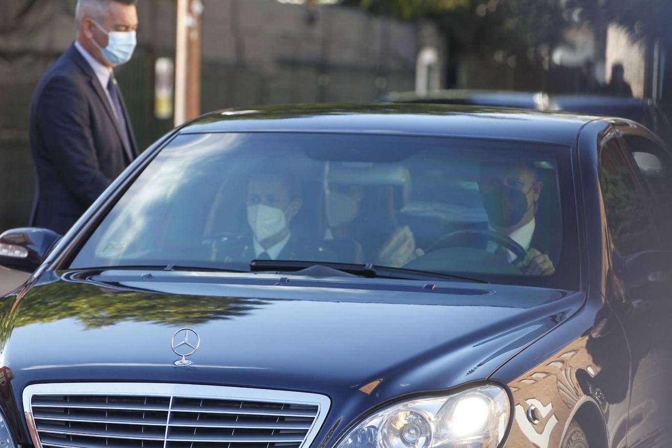 La reina Letizia ha visitado Haro para inaugurar el curso académico 2021/22 de Formación Profesional en el IES Ciudad de Haro. 