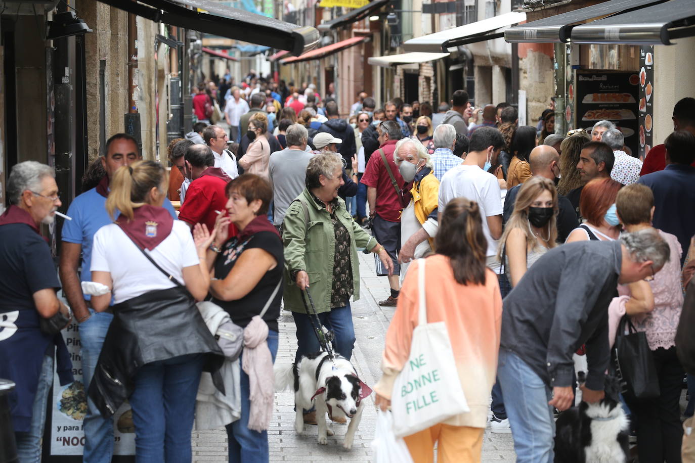 Logroño registra casi la mitad de casos activos que al comienzo de San Mateo