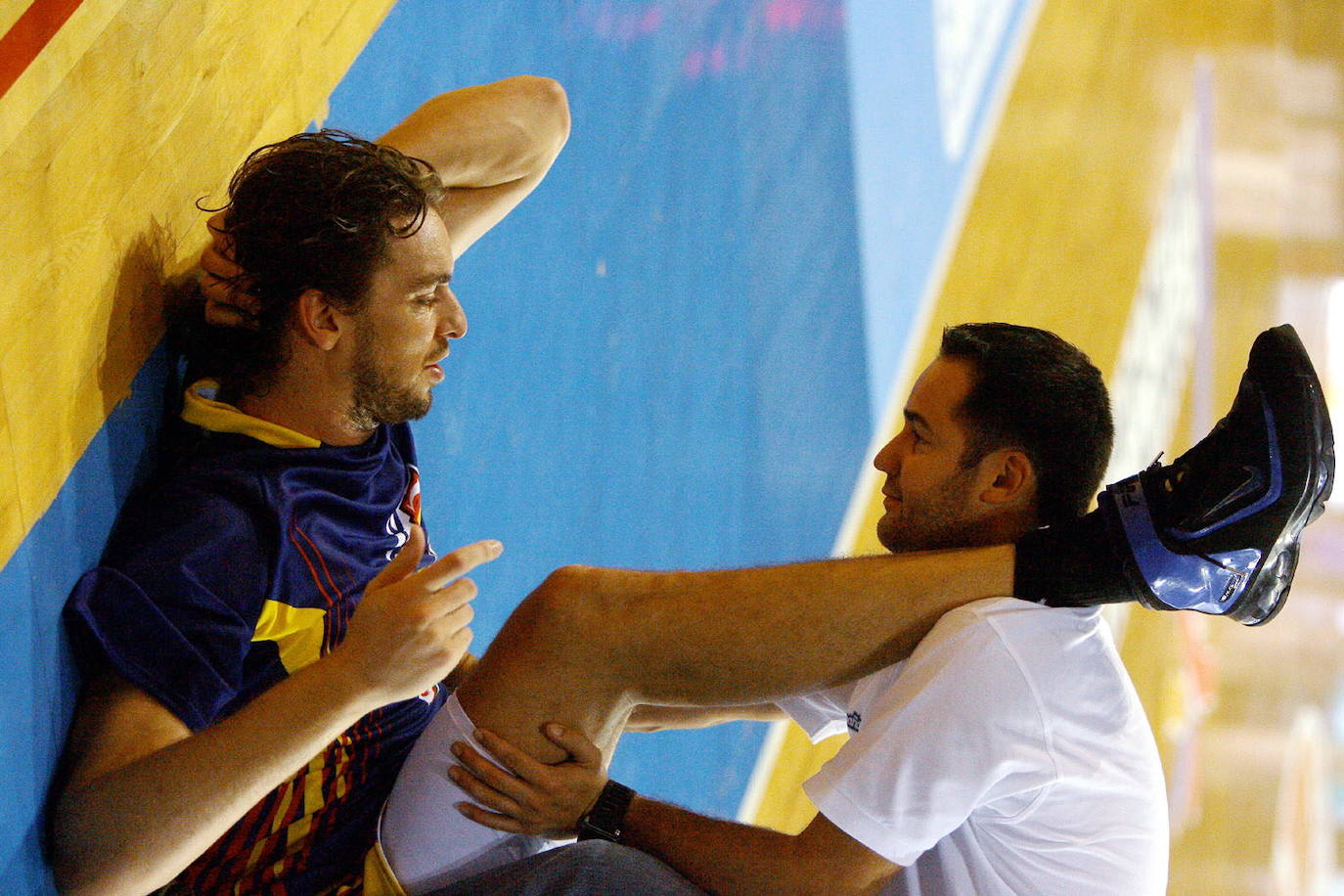 Fotos: Momentos de Pau Gasol en sus visitas a La Rioja