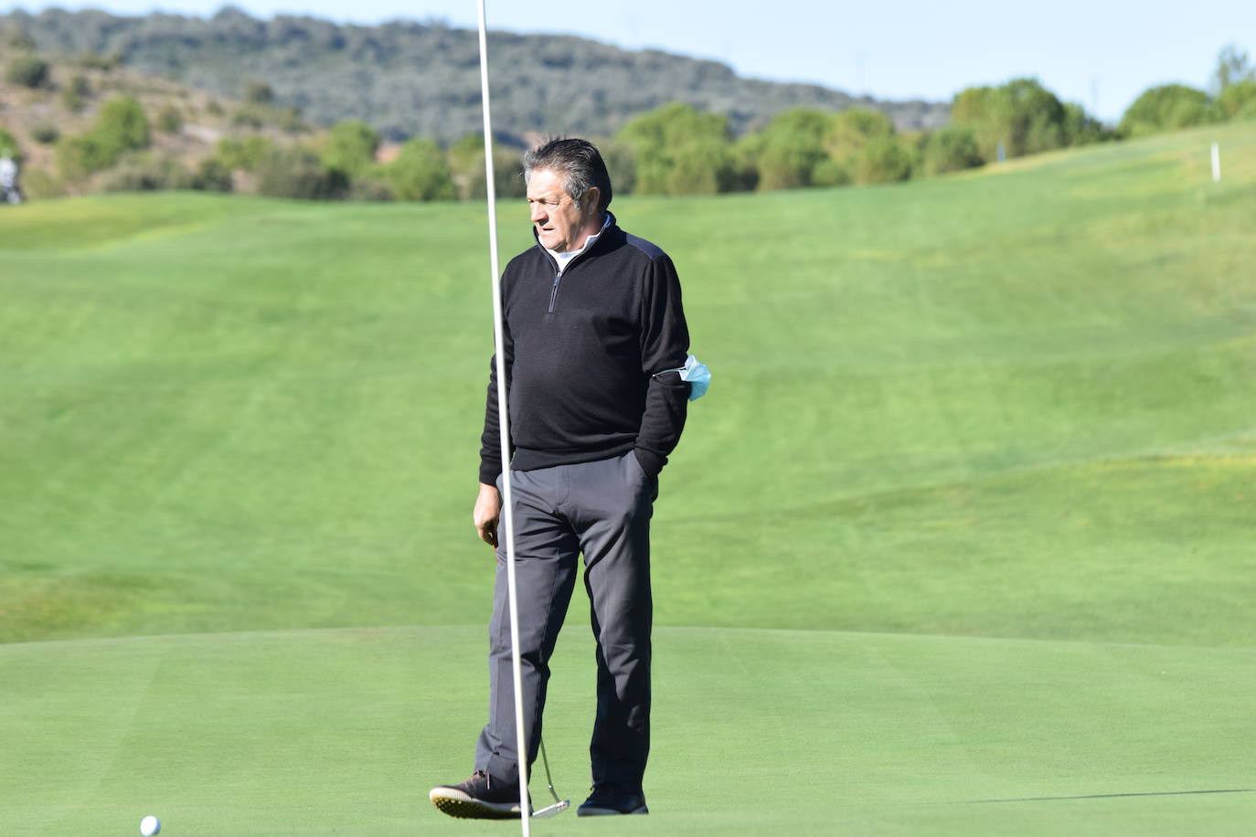 Los participantes en el torneo Bodegas Finca de los Arandinos de la Liga de Golf y Vino, organizado por lomejordelvinoerioja.com, disfrutaron de un gran día de juego en El Campo de Logroño.