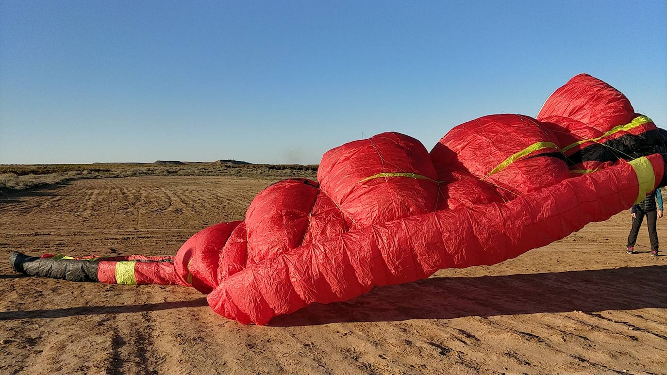 Fotos: Vuelo sobre Alfaro en paramotor