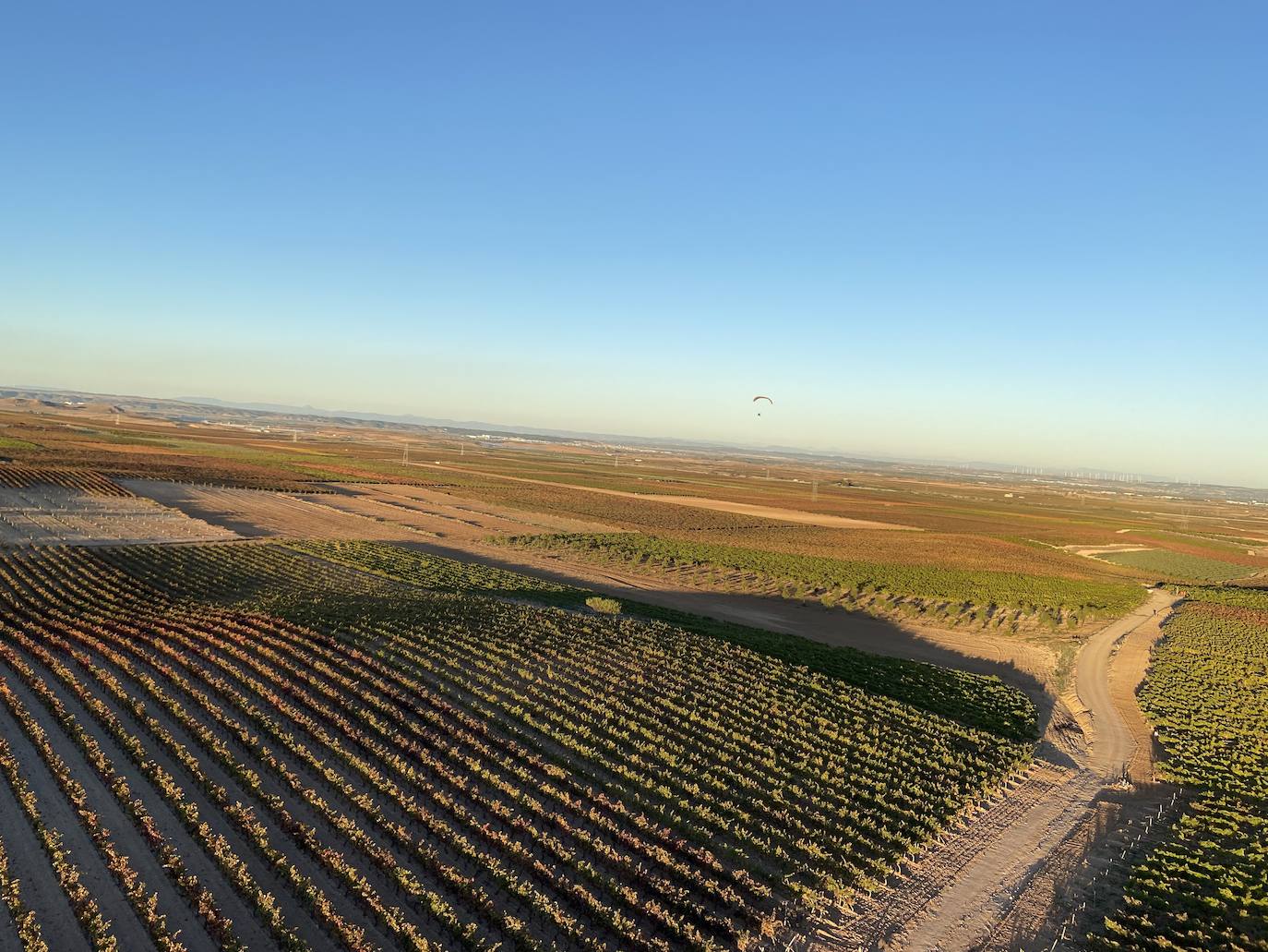 Fotos: Vuelo sobre Alfaro en paramotor