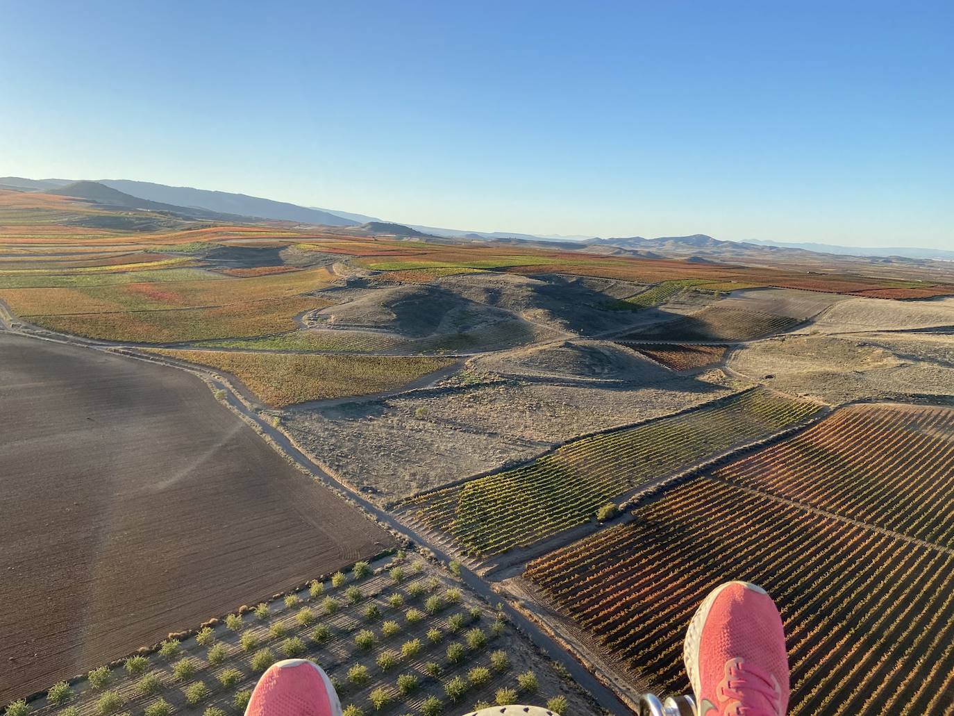 Fotos: Vuelo sobre Alfaro en paramotor