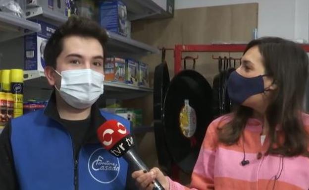 «La gente empezó hace dos semanas a comprar útiles relacionados con el gas»