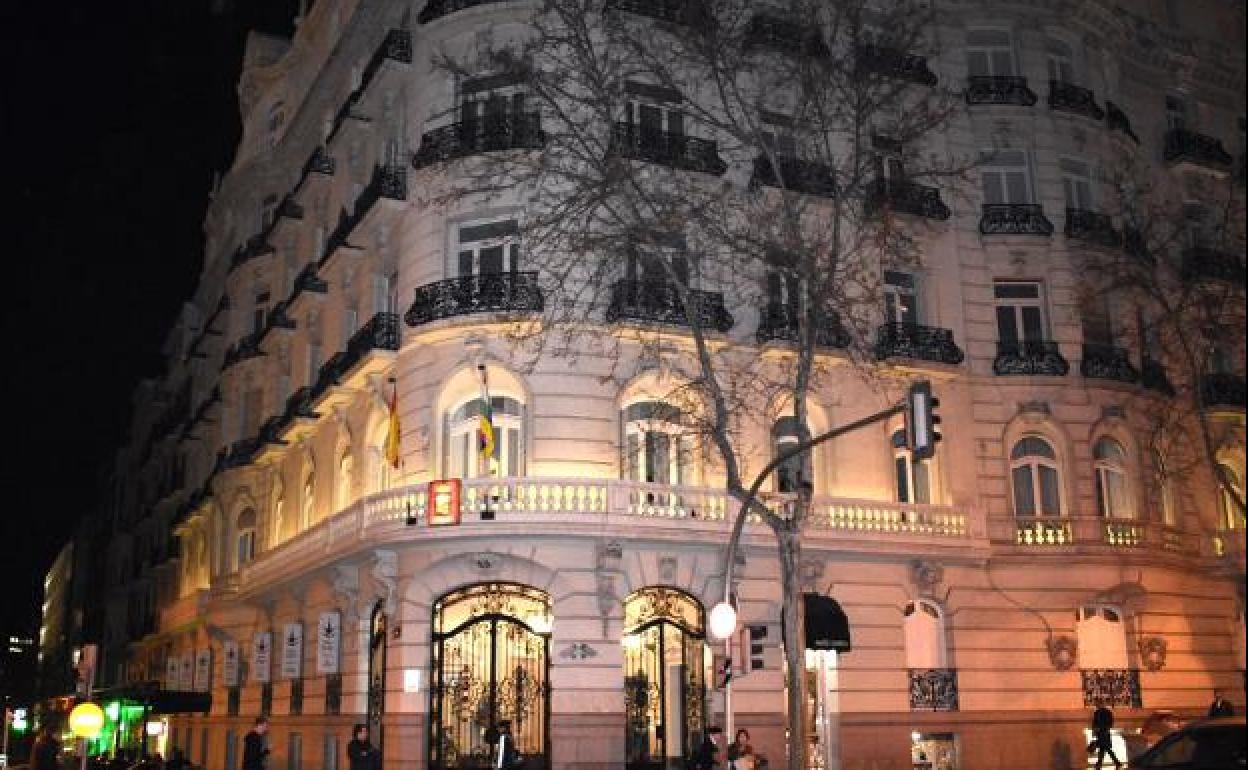 Sede del Centro Riojano en Madrid, en la ilustre calle Serrano de la capital de España. / 