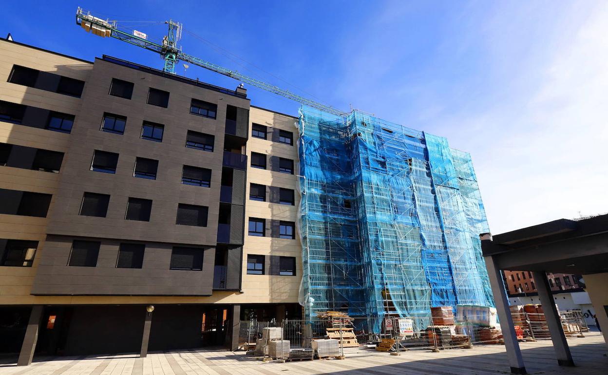 Edificio en construcción. 