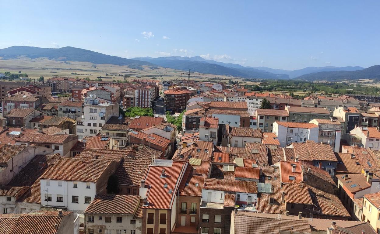 Panorámica de Santo Domingo de la Calzada. 