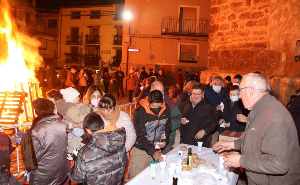 Fiesta de San José 'el tonelero' el viernes en Cervera. 