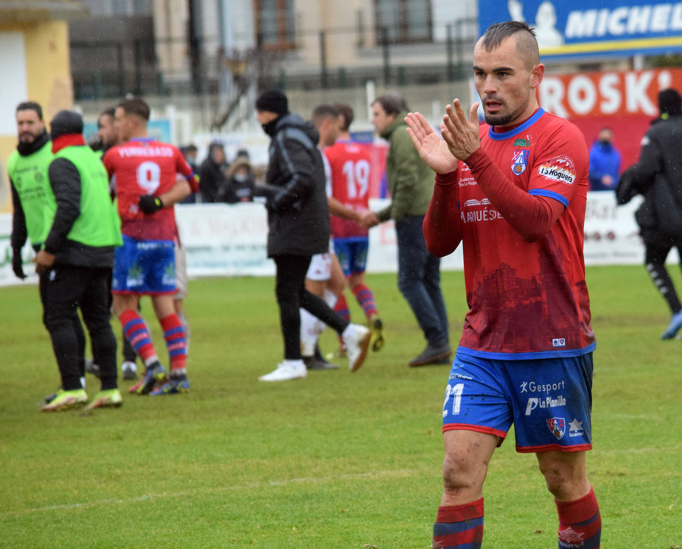 Los riojabajeños se han impuesto a la Cultural con los goles de David Soto y Álex Arias