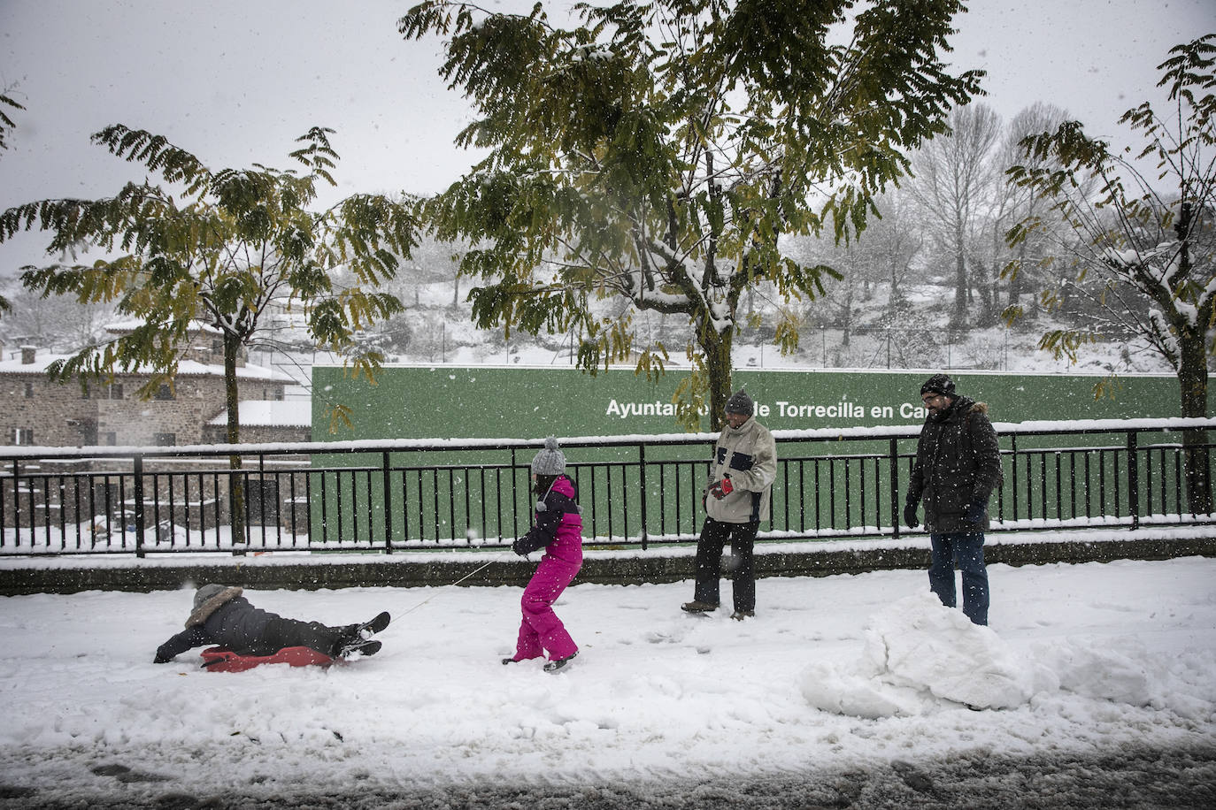 Fotos: Los Cameros, cubiertos de nieve