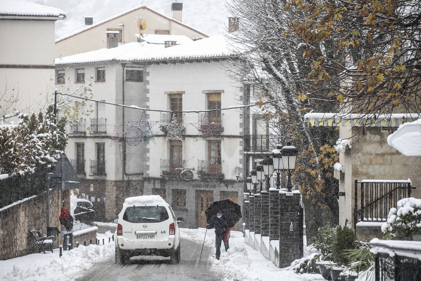 Fotos: Los Cameros, cubiertos de nieve