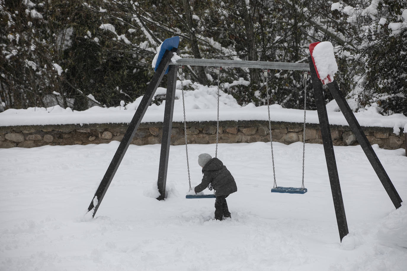 Fotos: Los Cameros, cubiertos de nieve