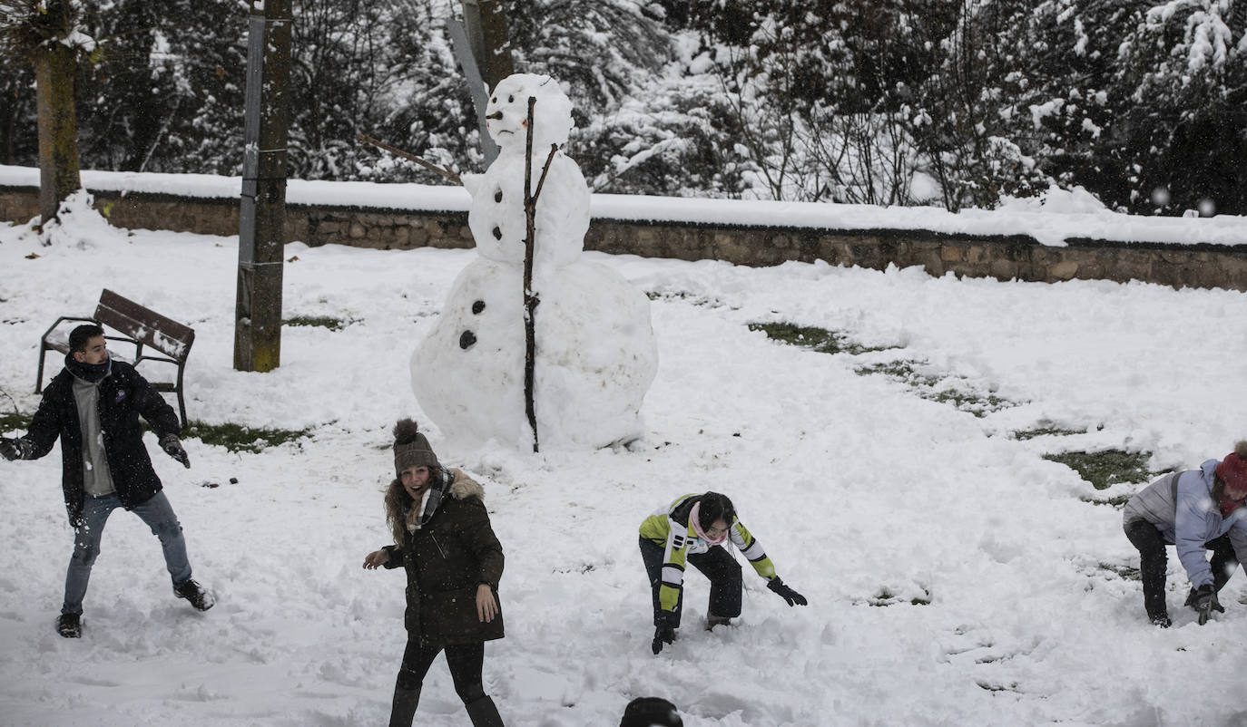 Fotos: Los Cameros, cubiertos de nieve