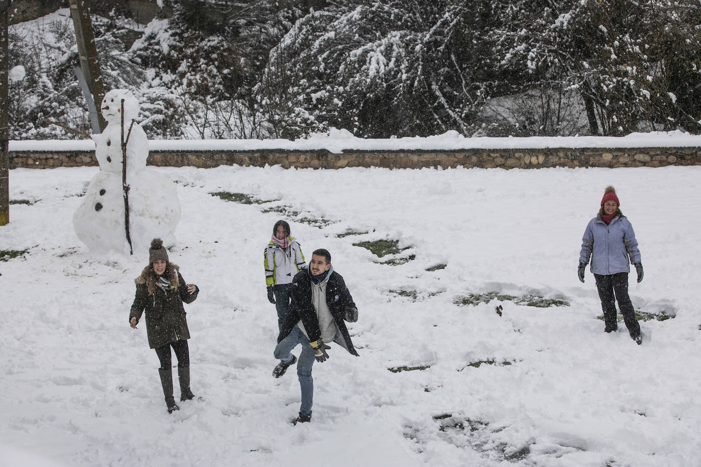 Fotos: Los Cameros, cubiertos de nieve