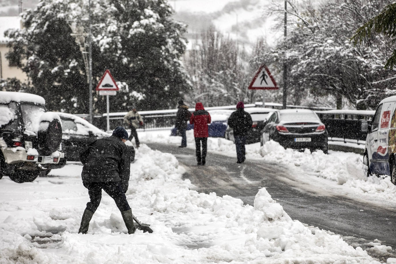 Fotos: Los Cameros, cubiertos de nieve