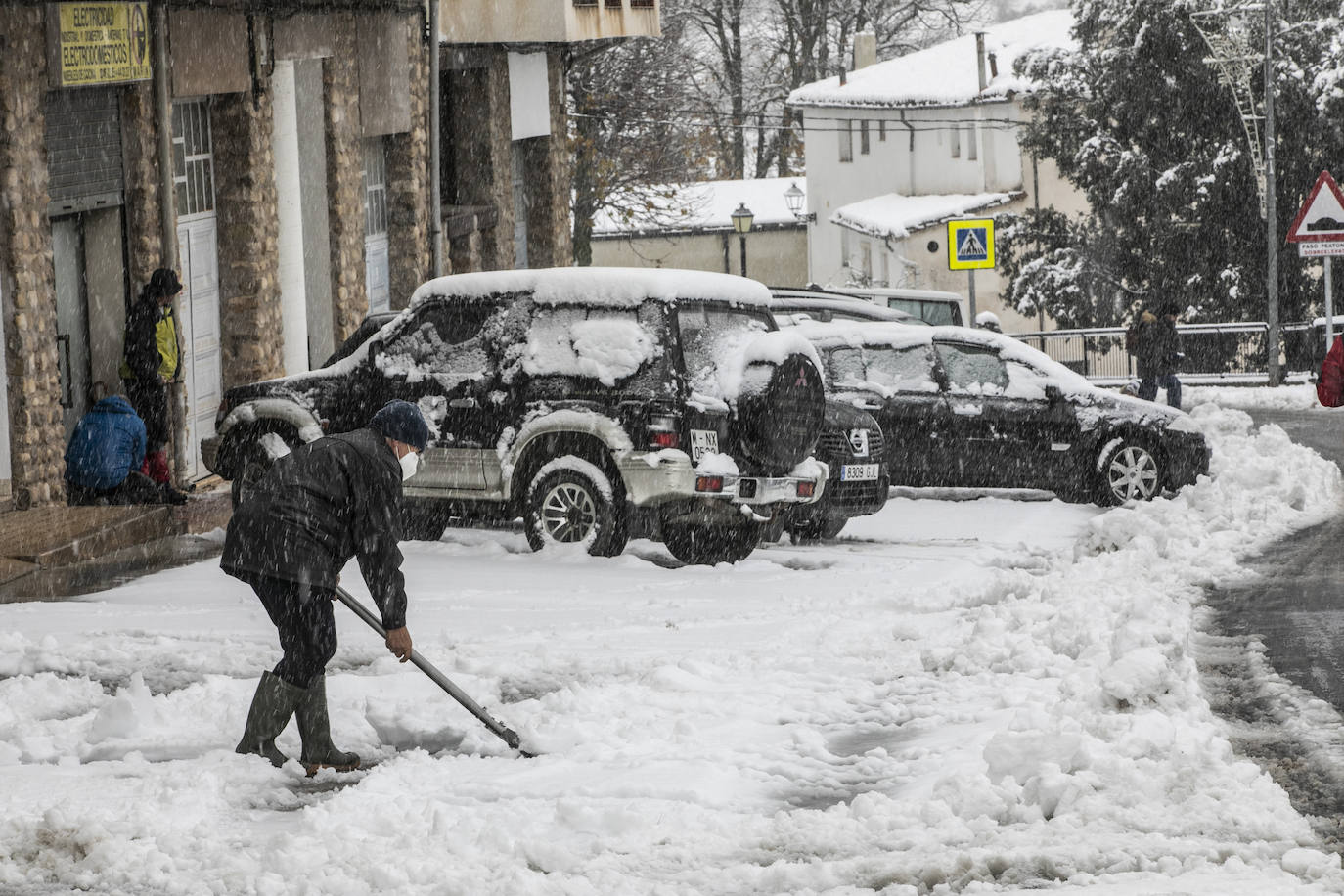 Fotos: Los Cameros, cubiertos de nieve