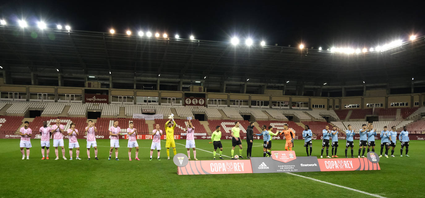 Los visitantes se clasifican para la siguiente ronda de la Copa del Rey gracias a dos goles de Ortuño