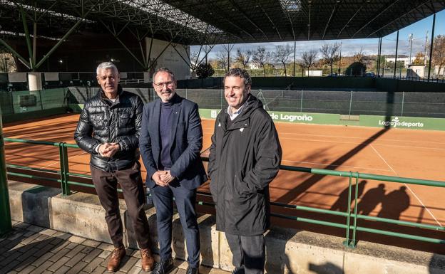 Imagen principal - Logroño Deporte renovará las pistas de tenis de Las Norias