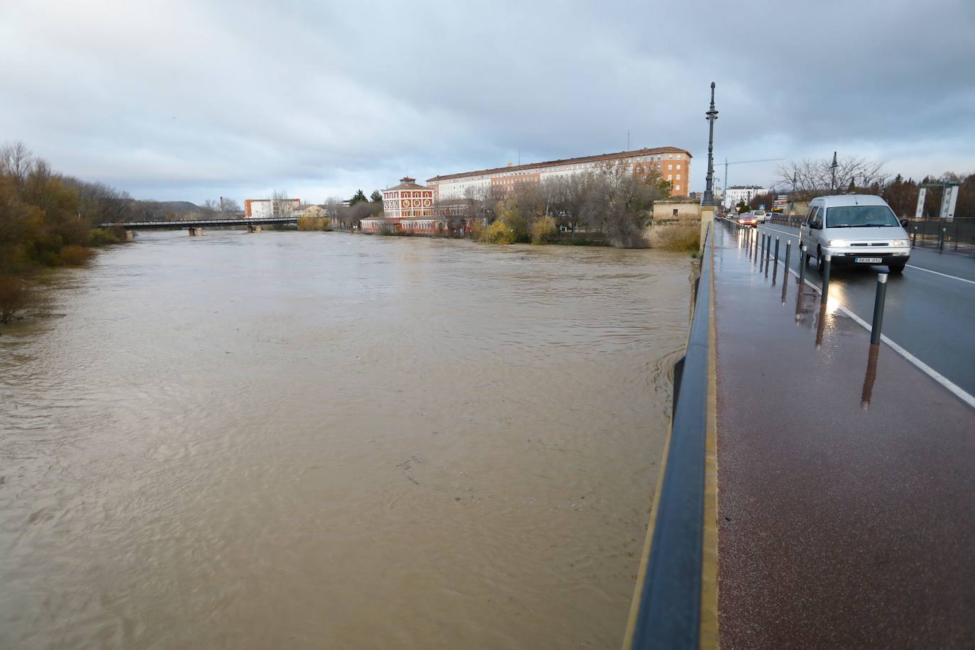 Fotos: Los daños causados por la crecida del Ebro en Logroño