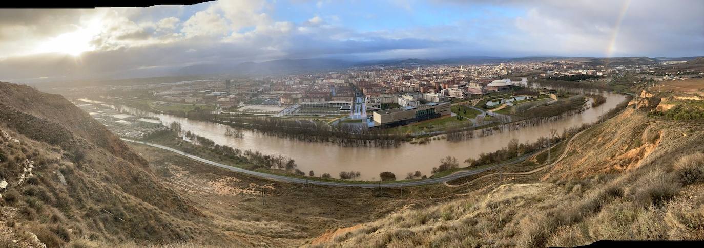 Fotos: Los daños causados por la crecida del Ebro en Logroño