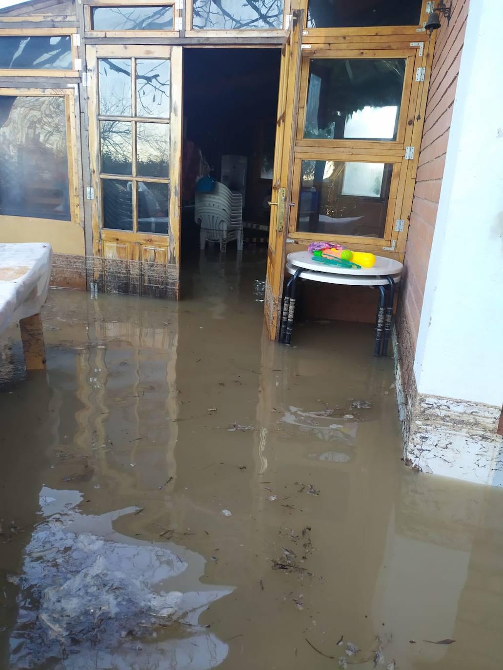 Daños de las inundaciones en Calahorra