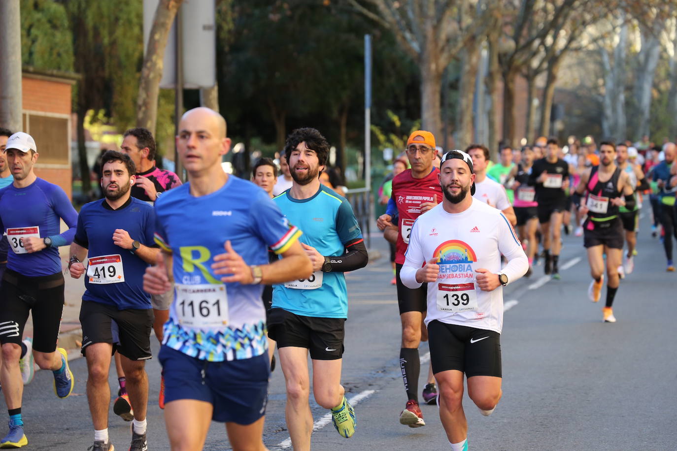 Fotos: La salida de la Media Maratón de La Rioja