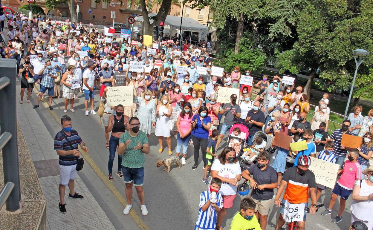 Los vecinos de Alfaro llevan ocho meses reclamando un pediatra para la localidad. 