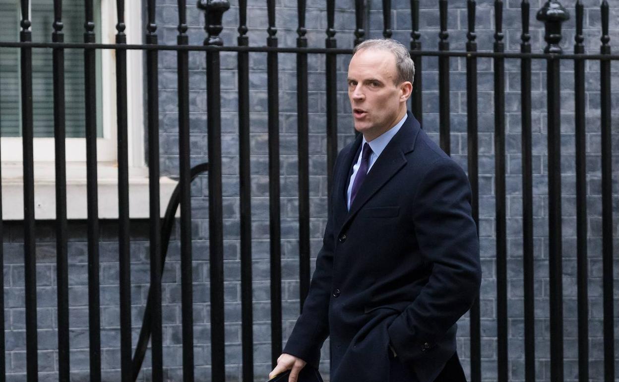 El ministro de Justicia y viceprimer ministro del Gobierno británico, Dominic Raab. 