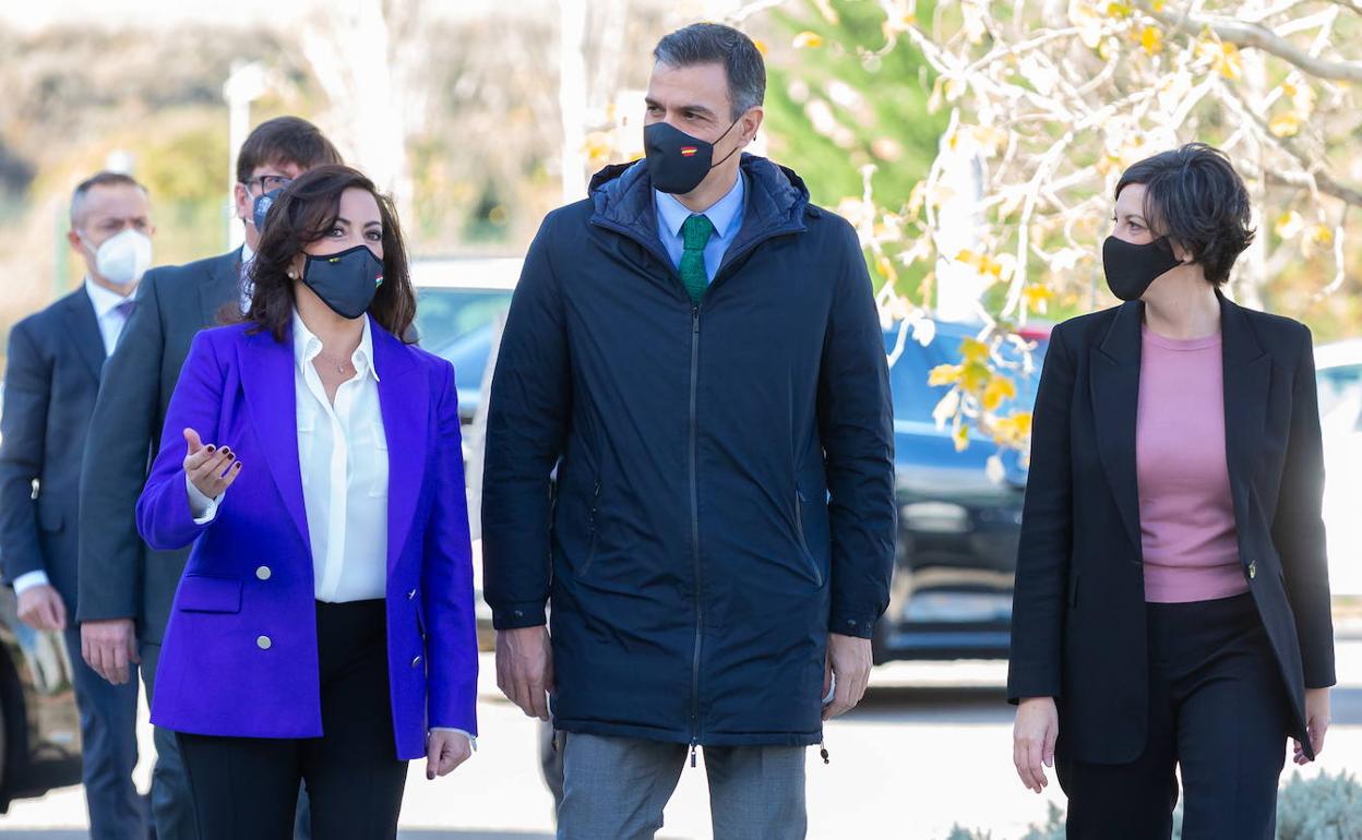 Imagen de la última visita de Sánchez a La Rioja