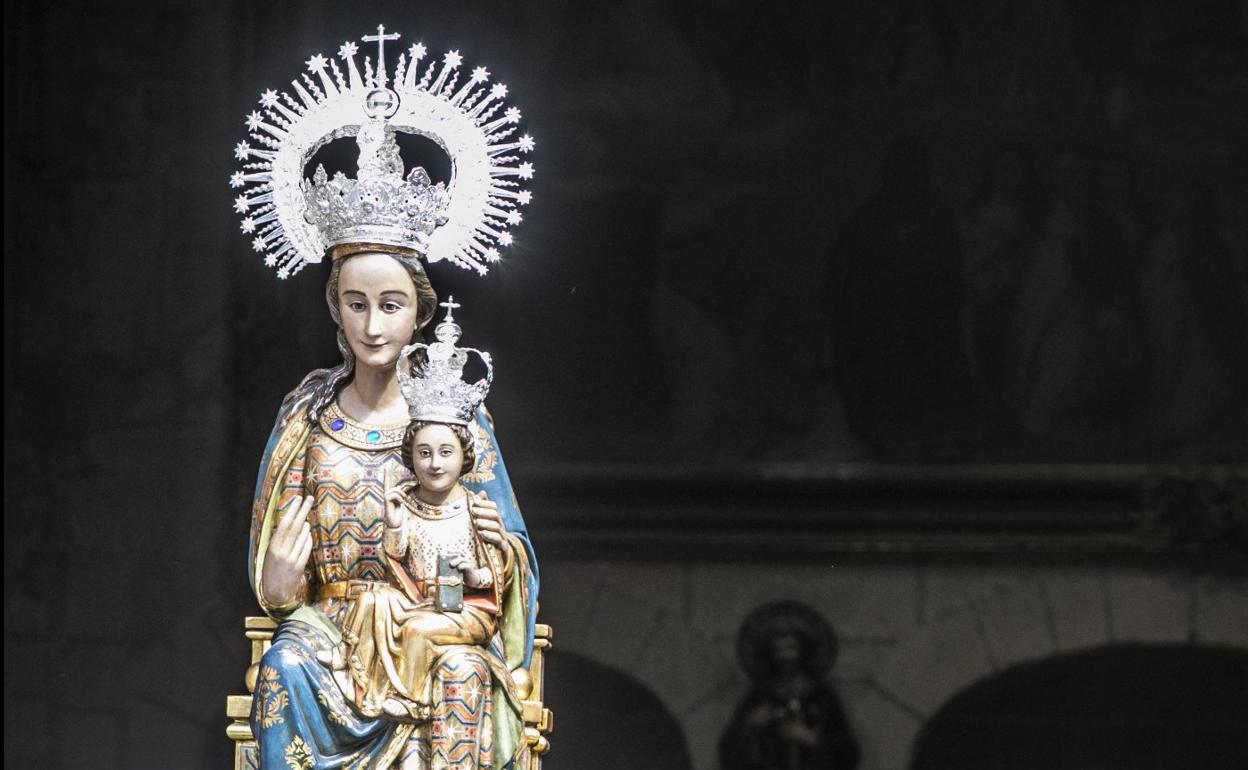 Imagen de la Virgen de la Esperanza. 