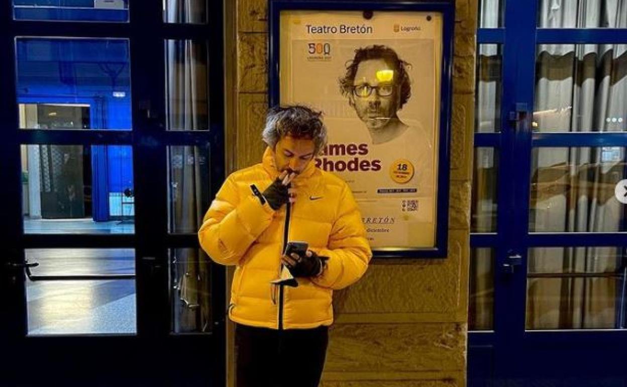 James Rhodes, positivo por COVID después de estar en Logroño