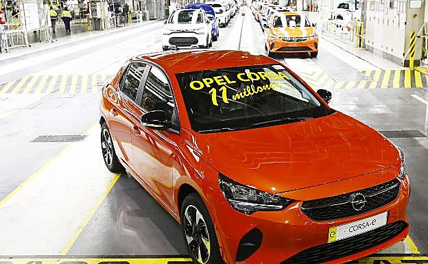 El Opel Corsa número 11 millones sale de la fábrica de Zaragoza